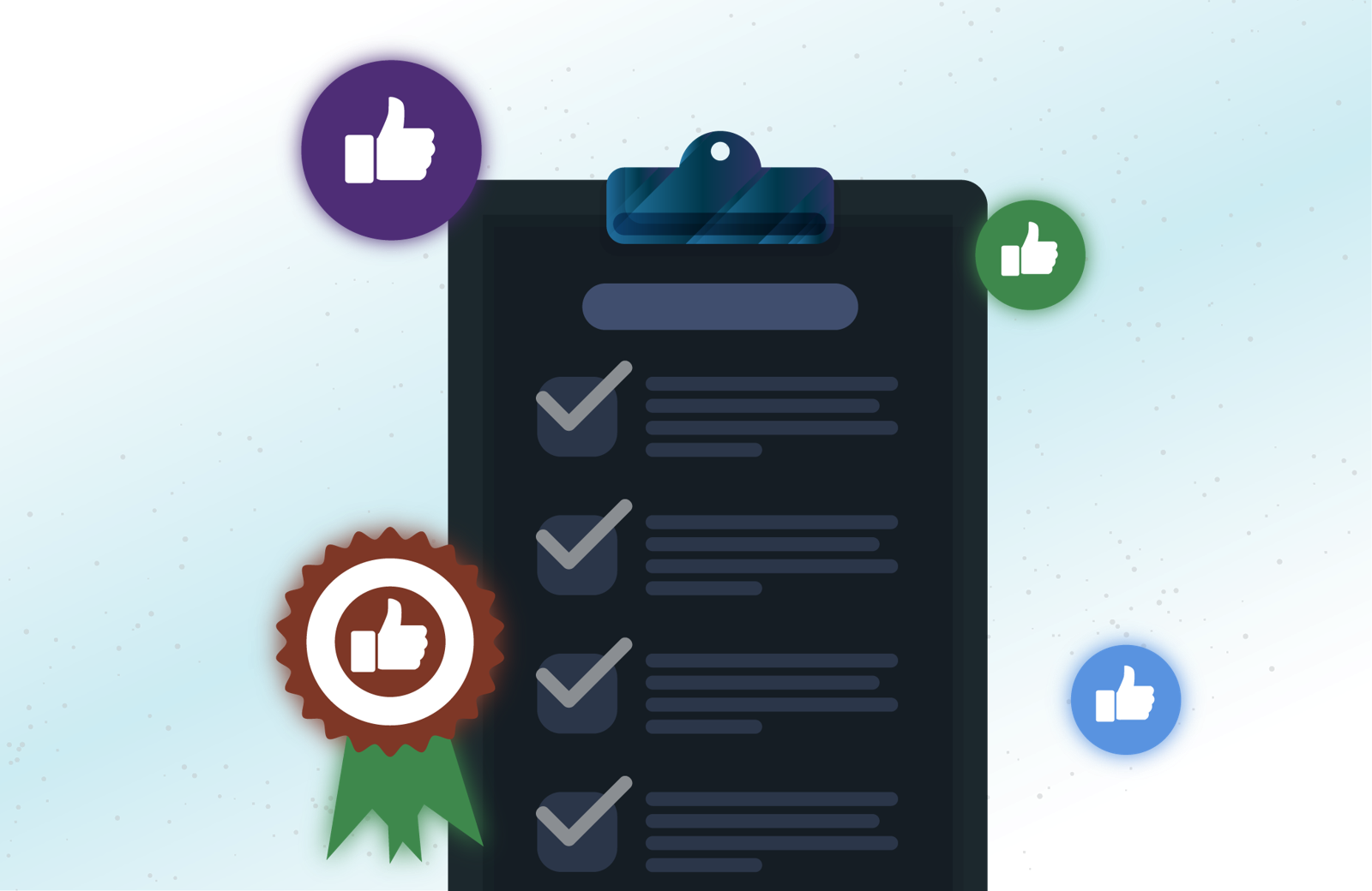Cloud services management illustration