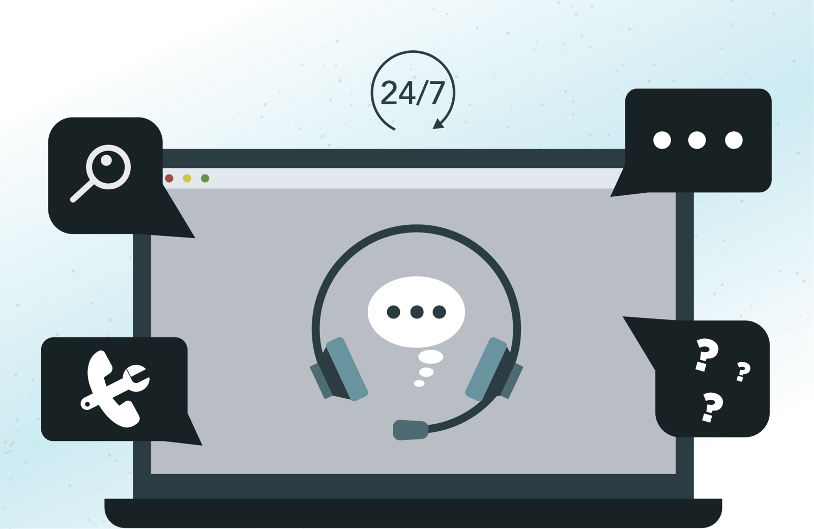 Enhanced it support illustration